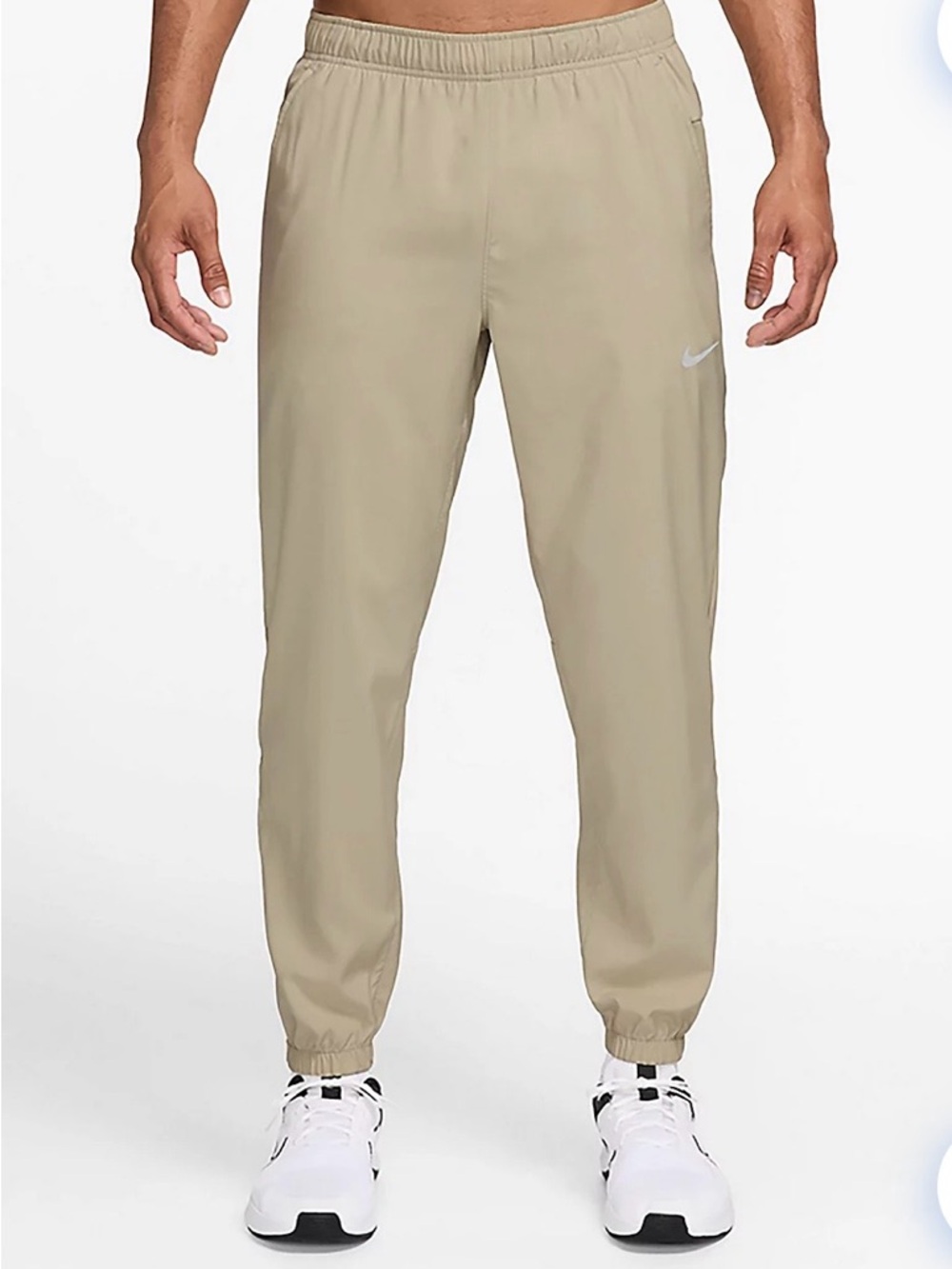 Nike Dri-Fit Training Tapered Pants Mens Medium Desert Khaki - Fitness